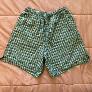 Bobbie brooks plaid drawstring  shorts